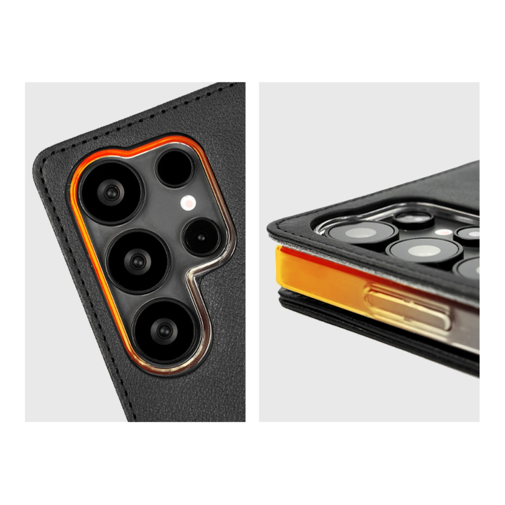 ARAREE MUSTANG DIARY เคสหนังพรีเมียม พร้อมช่องใส่บัตร สำหรับ Samsung Galaxy S25 Series