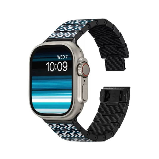 Pitaka Dreamland Chroma Carbon Band สายนาฬิกาสำหรับ Apple Watch - สี Mosaic