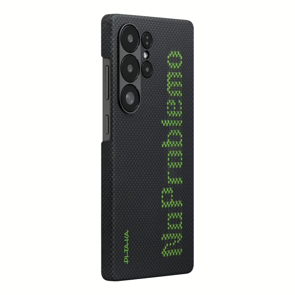 Pitaka Aries Tactile Woven เคสเส้นใยอะรามิดเรืองแสงระดับพรีเมียม Samsung Galaxy S25 Ultra