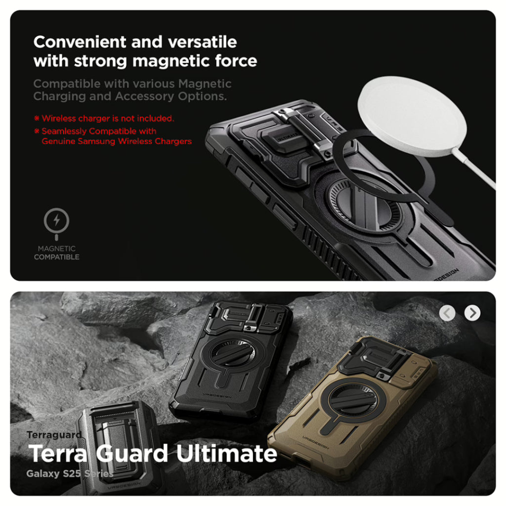 VRS TerraGuard Ultimate เคสกันกระแทกสำหรับ Samsung Galaxy S25 Ultra - รับประกัน 1 ปี