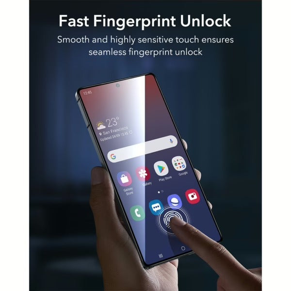 ESR Tempered Glass Screen ฟิล์มกระจกกันรอย สำหรับ Samsung Galaxy S25 Ultra - สี Clear (2 แพ็ค)