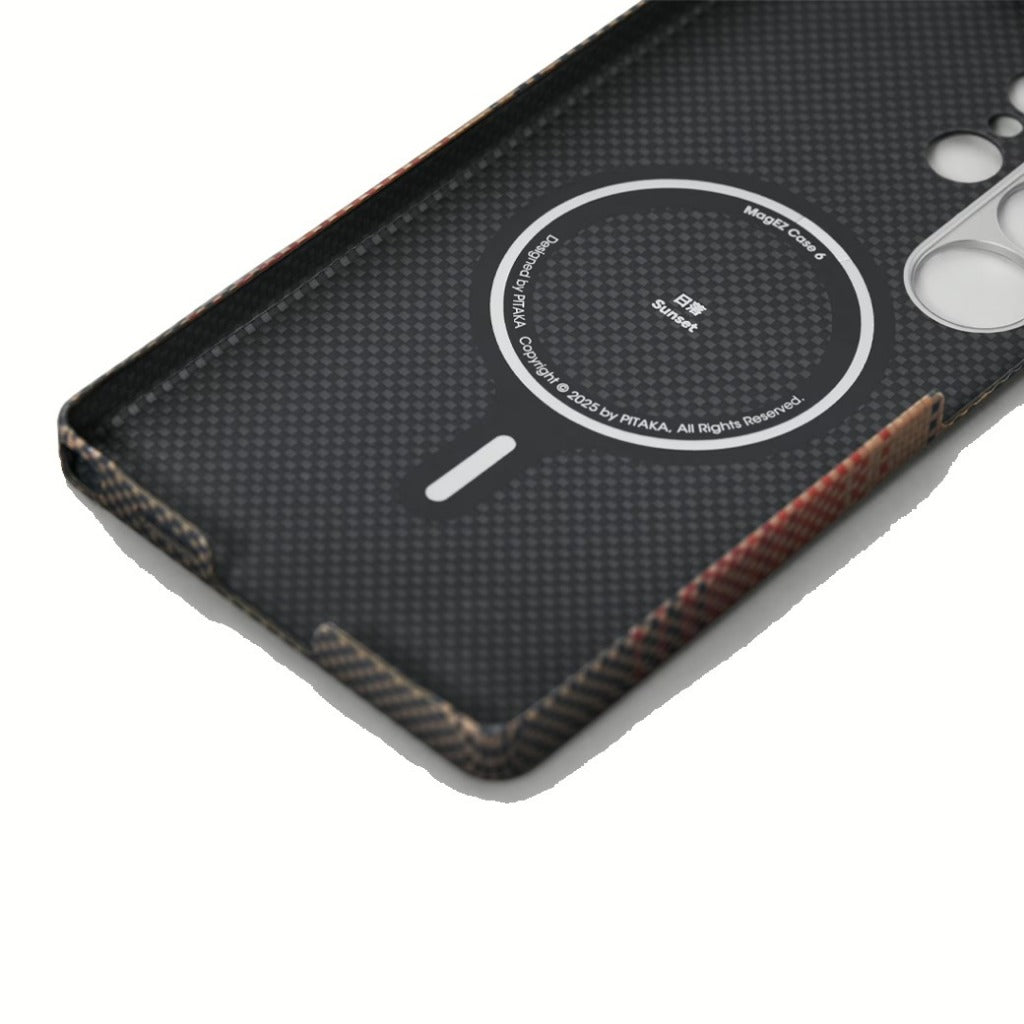 Pitaka Tactile Woven เคสเส้นใยอะรามิดระดับพรีเมียม Samsung Galaxy S25 Ultra - สี Sunset