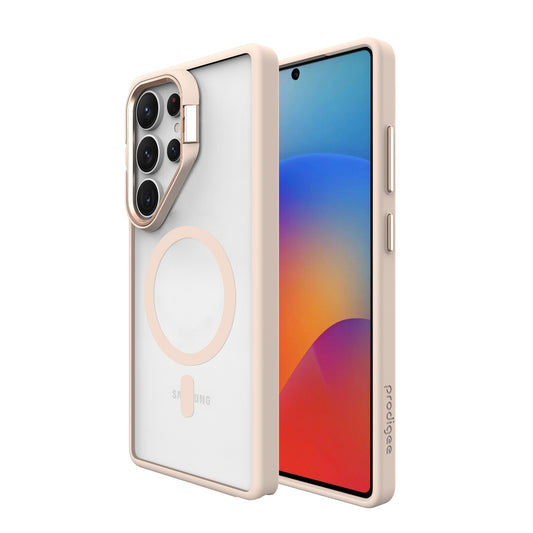 PRODIGEE KICKIT เคสกันกระแทกสำหรับ Samsung Galaxy S25 series (มีขาตั้งตรงเลนส์กล้อง)