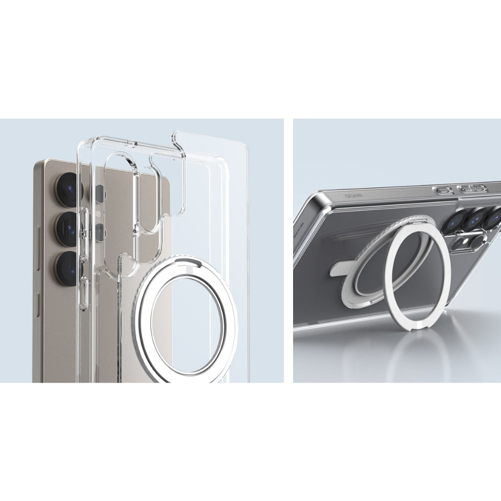 ARAREE DUPLE M STAND เคสกันกระแทกสำหรับ Samsung Galaxy S25 Ultra (วงแหวนเป็นขาตั้ง)