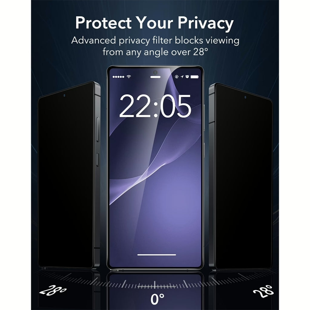 ESR Privacy Glass Screen ฟิล์มกระจกกันแอบมอง Samsung Galaxy S25 Ultra - (1 Pack)