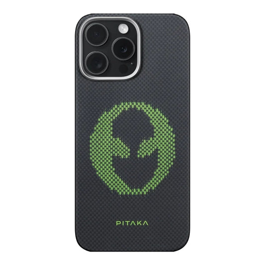 Pitaka Aries Tactile Woven Case เคสเส้นใยอะรามิดเรืองแสงระดับพรีเมียม สำหรับ 16 Pro / 16 Pro Max