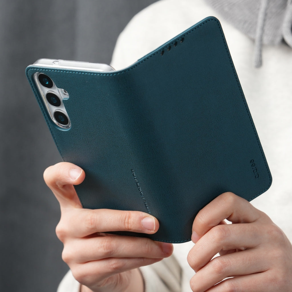 ARAREE MUSTANG DIARY เคสหนังพรีเมียม พร้อมช่องใส่บัตร สำหรับ Samsung Galaxy S25 Series