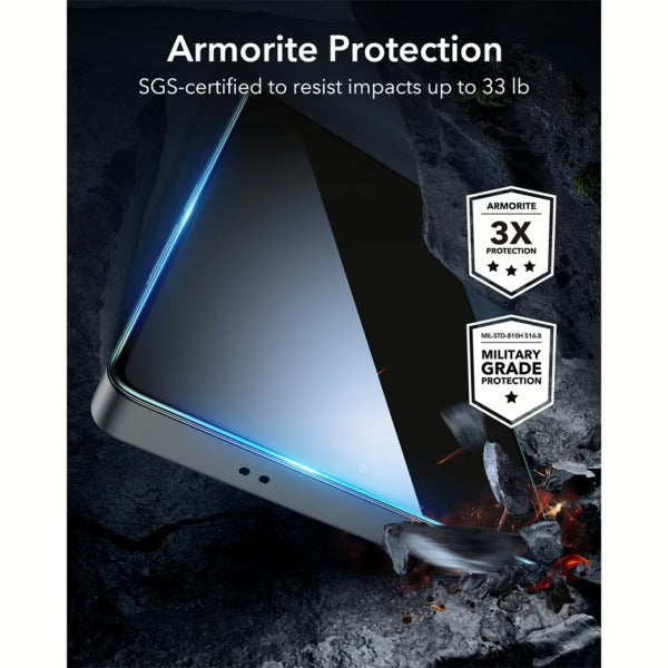 ESR Tempered Glass Screen ฟิล์มกระจกกันรอย สำหรับ Samsung Galaxy S25 Ultra - สี Clear (2 แพ็ค)