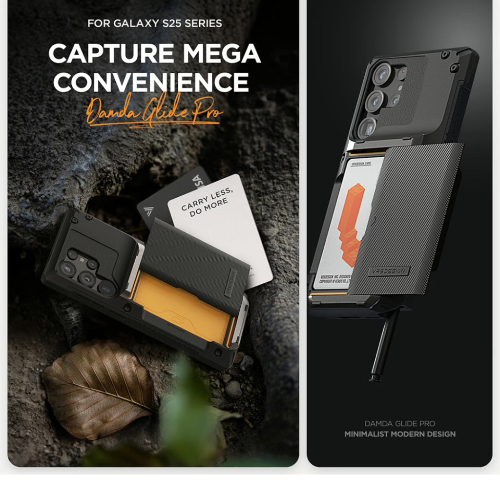 VRS Damda Glide Pro เคสกันกระแทกสำหรับ Samsung Galaxy S25 Ultra - รับประกัน 1 ปี