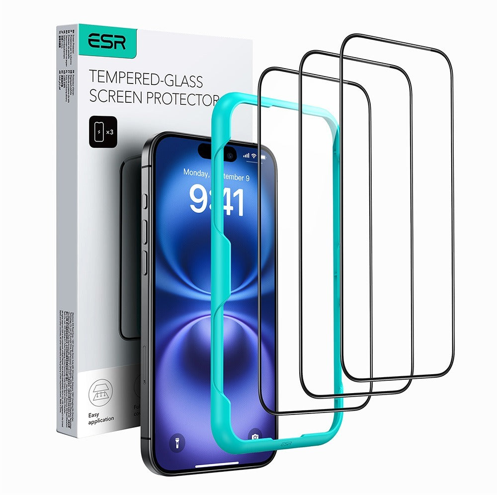 ESR Tempered Glass Screen Protector ฟิล์มกระจกสำหรับ 16 / 16 Plus / 16 Pro / 16 Pro Max - สี Clear