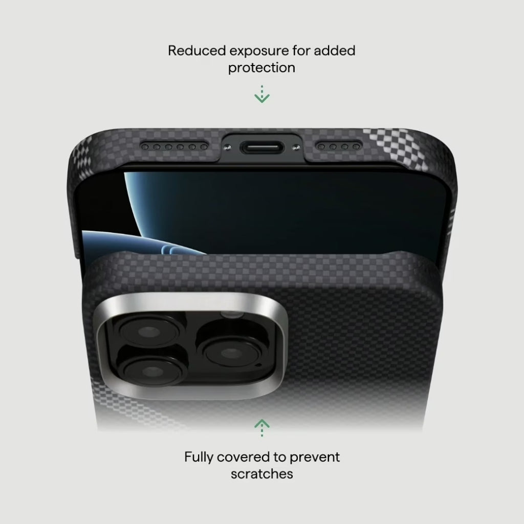 Pitaka Re-TROS Rebuilding (Tactile Woven) เคสเส้นใยอะรามิดระดับพรีเมียม สำหรับ 16 Pro / 16 Pro Max