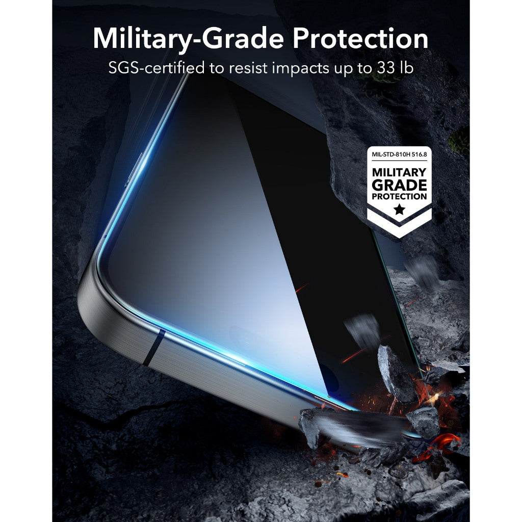 ESR Tempered Glass Screen Protector ฟิล์มกระจกสำหรับ 16 / 16 Plus / 16 Pro / 16 Pro Max - สี Clear
