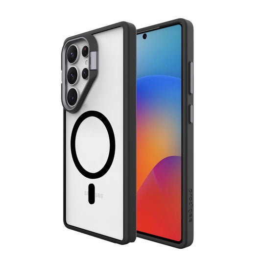 PRODIGEE KICKIT เคสกันกระแทกสำหรับ Samsung Galaxy S25 series (มีขาตั้งตรงเลนส์กล้อง)