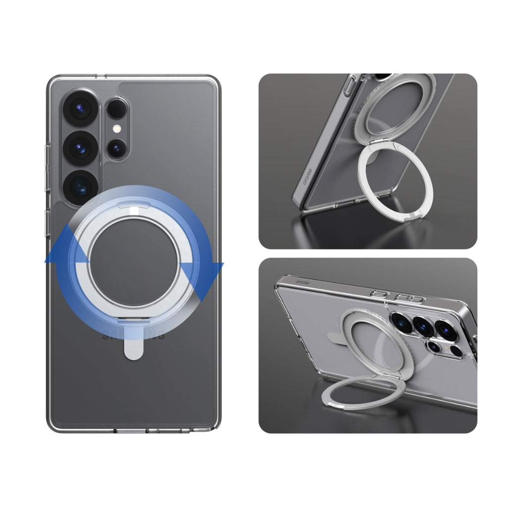 ARAREE DUPLE M STAND เคสกันกระแทกสำหรับ Samsung Galaxy S25 Ultra (วงแหวนเป็นขาตั้ง)