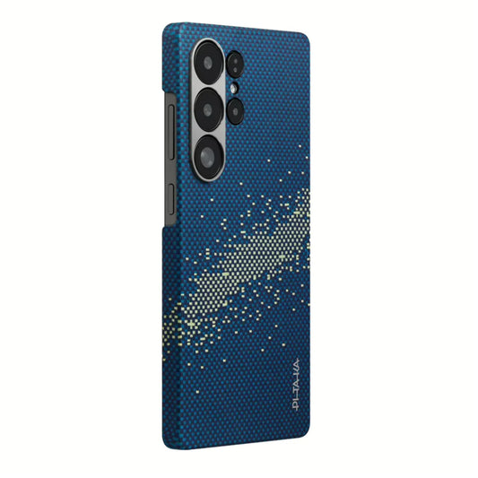 Pitaka StarPeak (Tactile Woven) เคสเส้นใยอะรามิดระดับพรีเมียม Galaxy S25 Ultra - สี Milky Way Galaxy