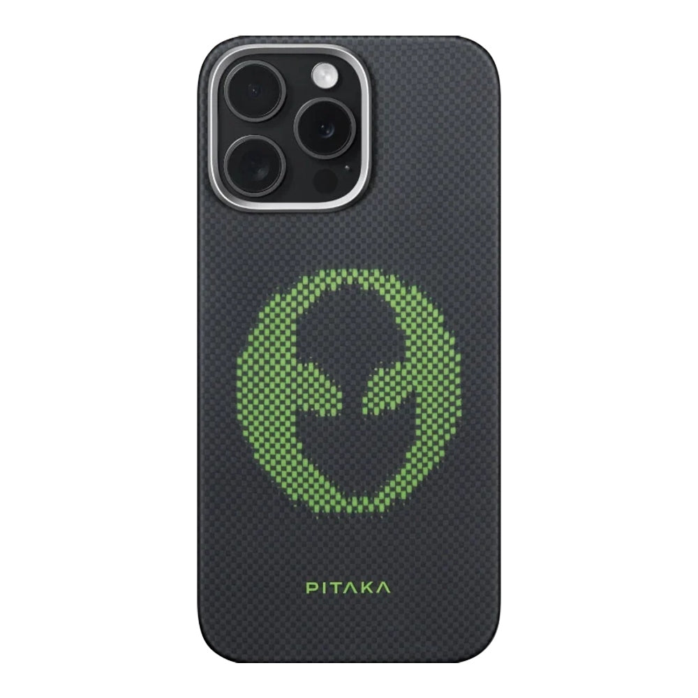 Pitaka Aries Tactile Woven Case เคสเส้นใยอะรามิดเรืองแสงระดับพรีเมียม สำหรับ 16 Pro / 16 Pro Max