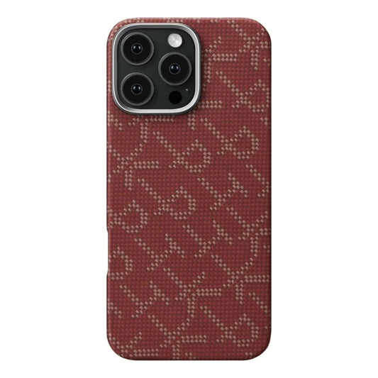 Pitaka PTK Monogram (Tactile Woven) เคสเส้นใยอะรามิดบางเบา สำหรับ 16 Pro / 16 Pro Max