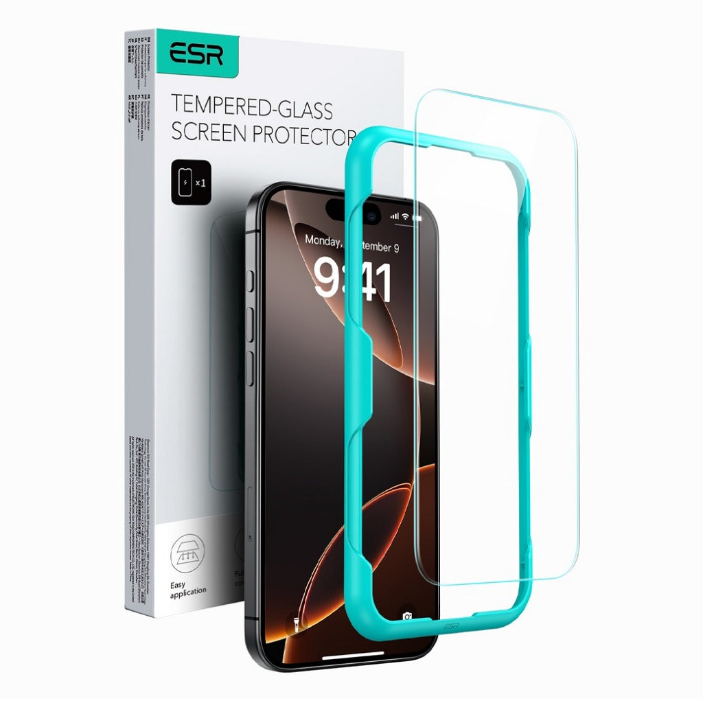 ESR Tempered Glass Screen Protector ฟิล์มกระจกสำหรับ 16 / 16 Plus / 16 Pro / 16 Pro Max - สี Clear