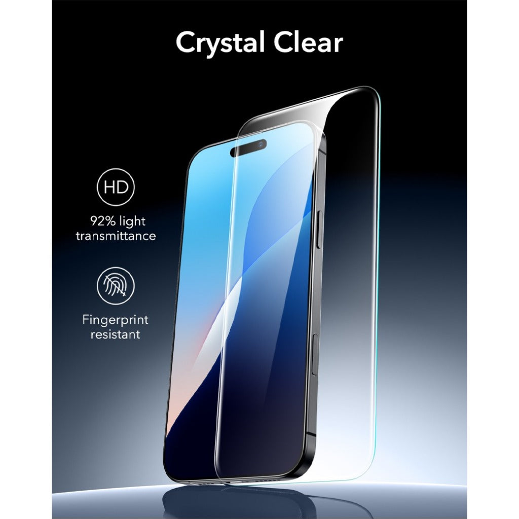 ESR Armorite Screen Protector ฟิล์มกระจกสำหรับ 16 / 16 Plus / 16 Pro / 16 Pro Max - สี Clear