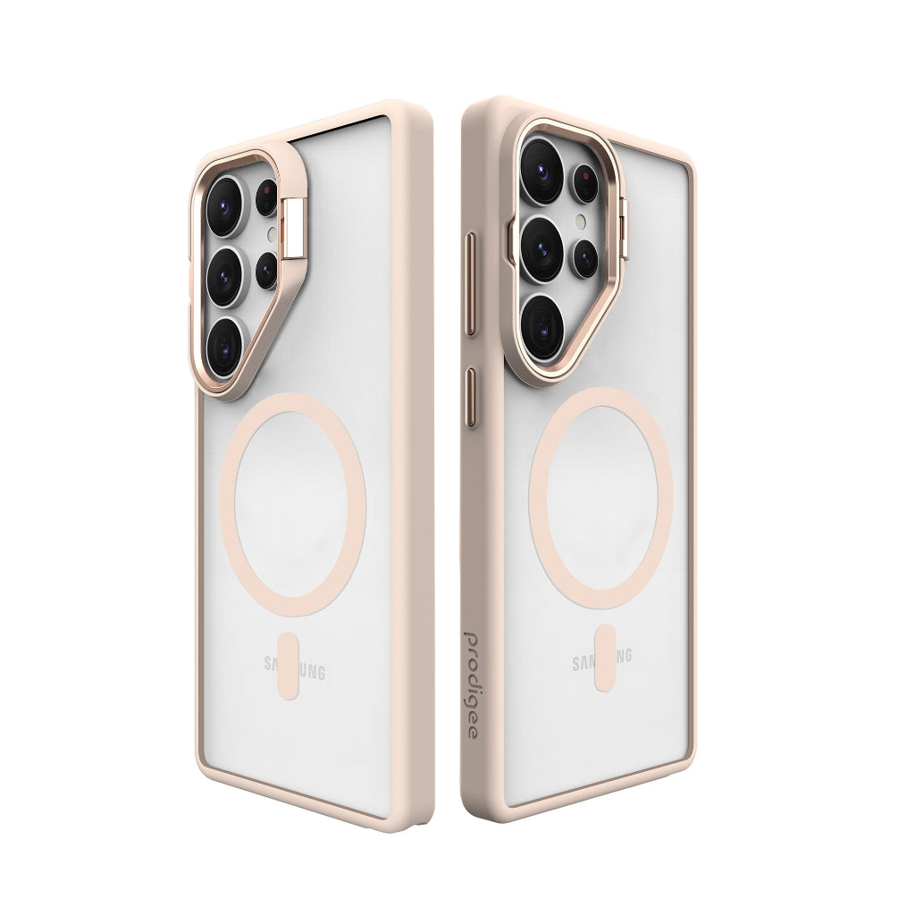 PRODIGEE KICKIT เคสกันกระแทกสำหรับ Samsung Galaxy S25 series (มีขาตั้งตรงเลนส์กล้อง)