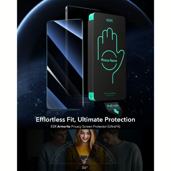 ESR Privacy Glass Screen ฟิล์มกระจกกันแอบมอง Samsung Galaxy S25 Ultra - (1 Pack)