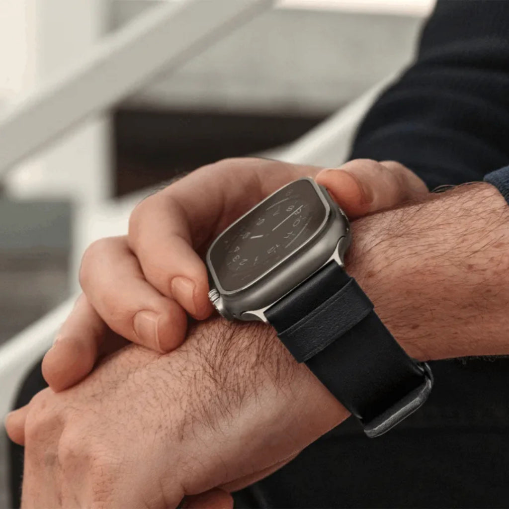 Sandmarc Leather Premium Full-Grain Leather สายนาฬิกาสำหรับ Apple Watch ขนาด 44/45/46/49mm